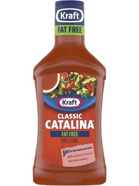 Fat-Free Classic Catalina Dressing - 16oz Bottles (Pack of 3) - Healthy Salad